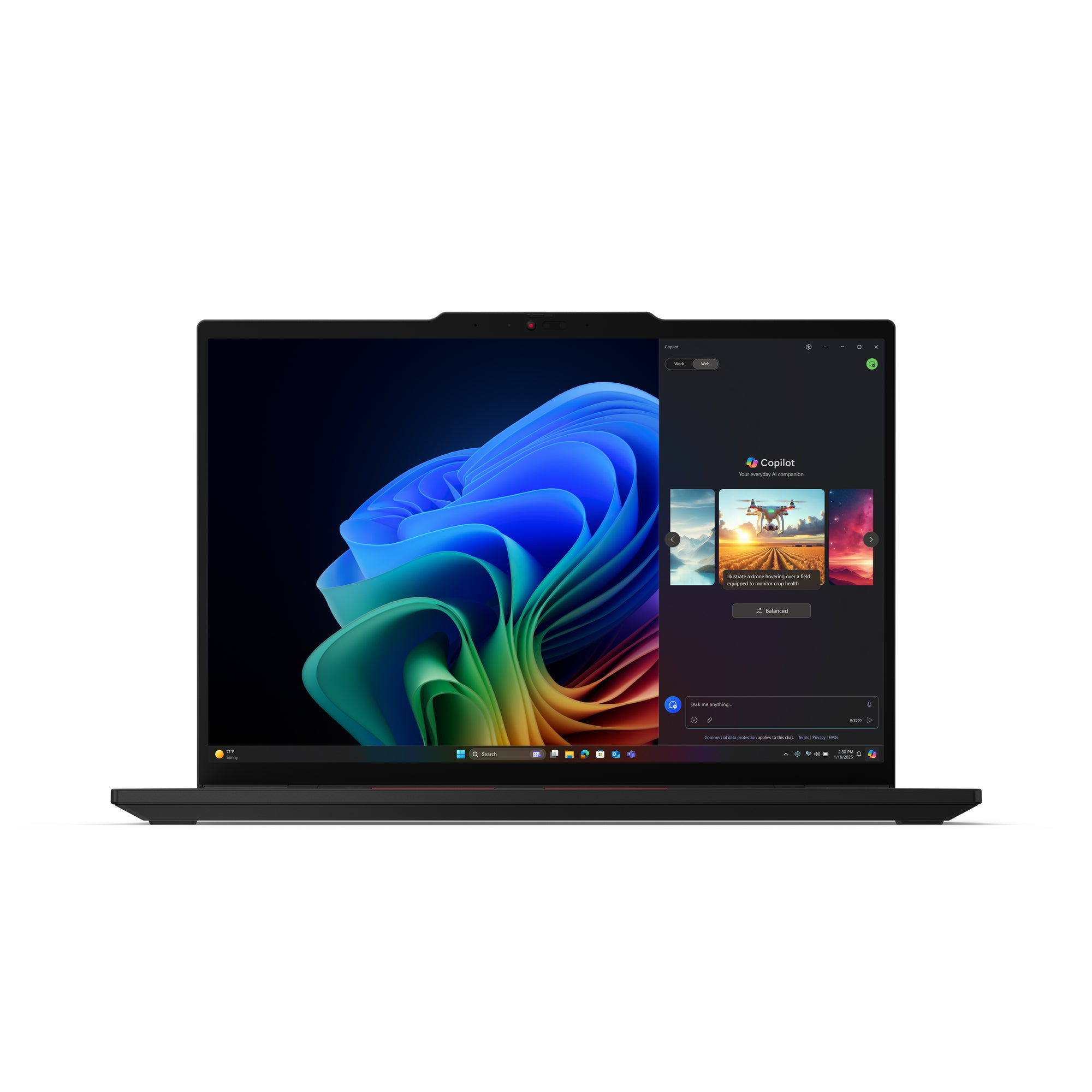 Lenovo ThinkPad T14s Gen 6 (Intel) Copilot+ PC Intel Core Ultra 7 258V Ordinateur portable 35,6 cm (14") WUXGA 32 Go LPDDR5x-SDRAM 512 Go SSD Wi-Fi 7 (802.11be) Windows 11 Pro Nordique Noir