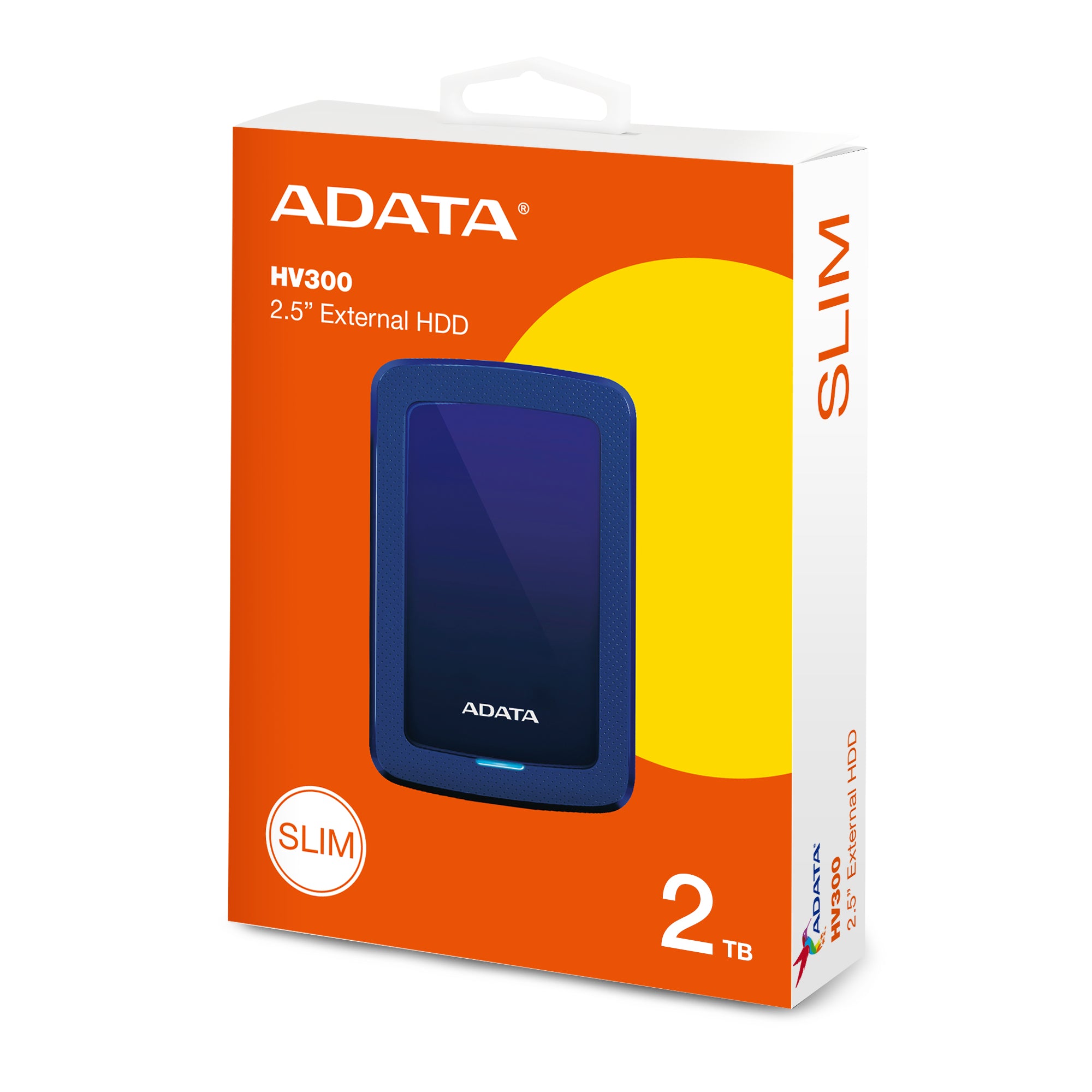 ADATA HV300 disque dur externe 2 To 3.2 Gen 1 (3.1 Gen 1) Bleu