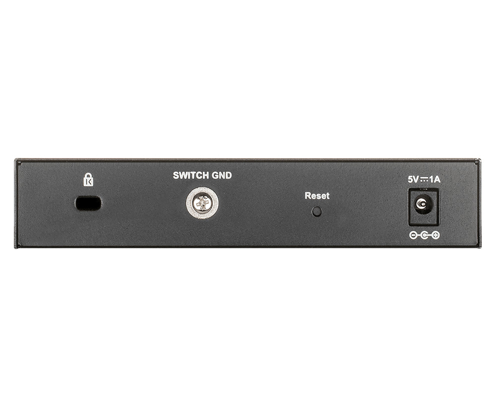 D-Link DGS-1100-08V2 Switch Gigabit Ethernet Géré L2, 8 Ports RJ-45, Noir
