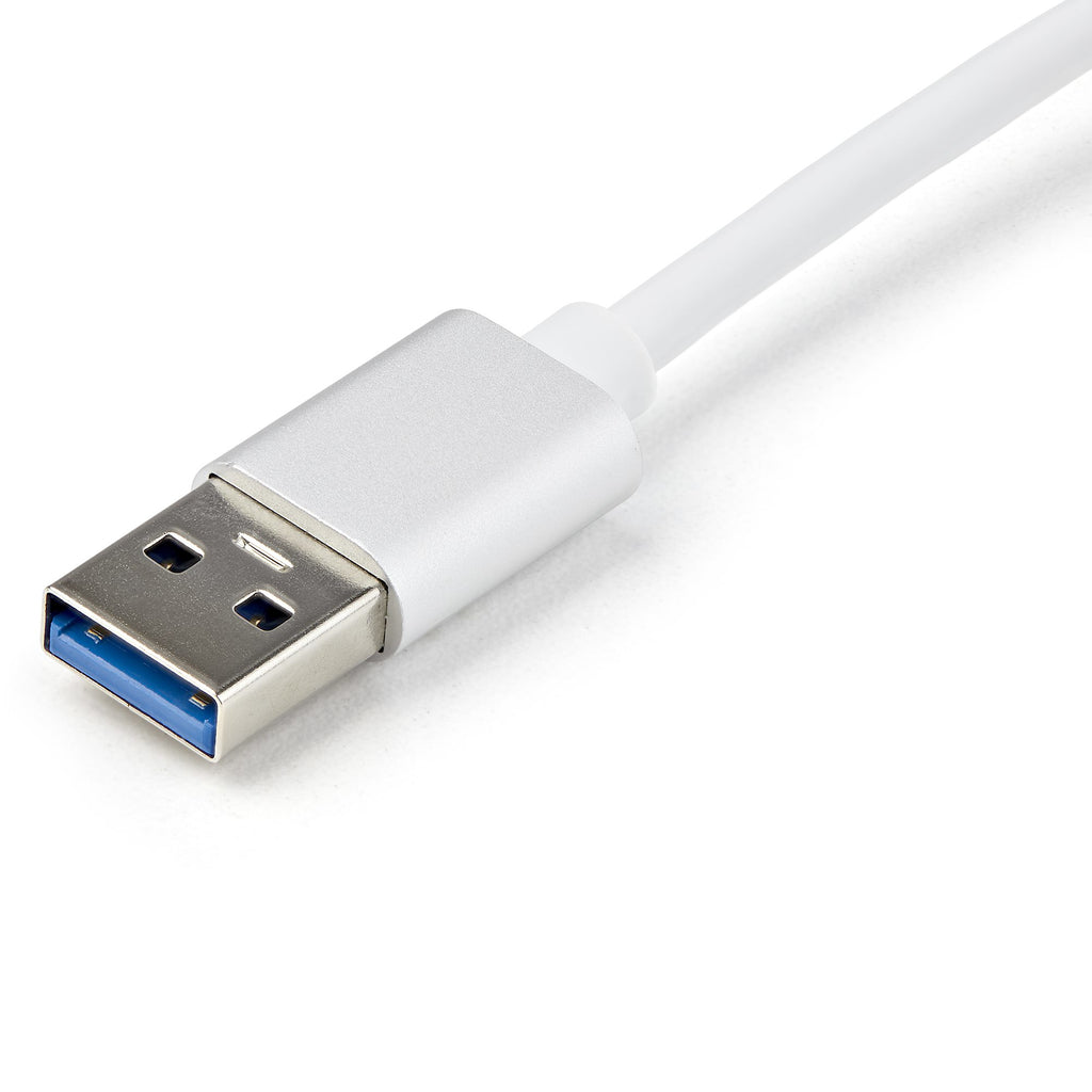 StarTech.com Adaptateur Réseau USB 3.0 vers Gigabit - Argent - Design Élégant en Aluminium pour MacBook, Chromebook ou T