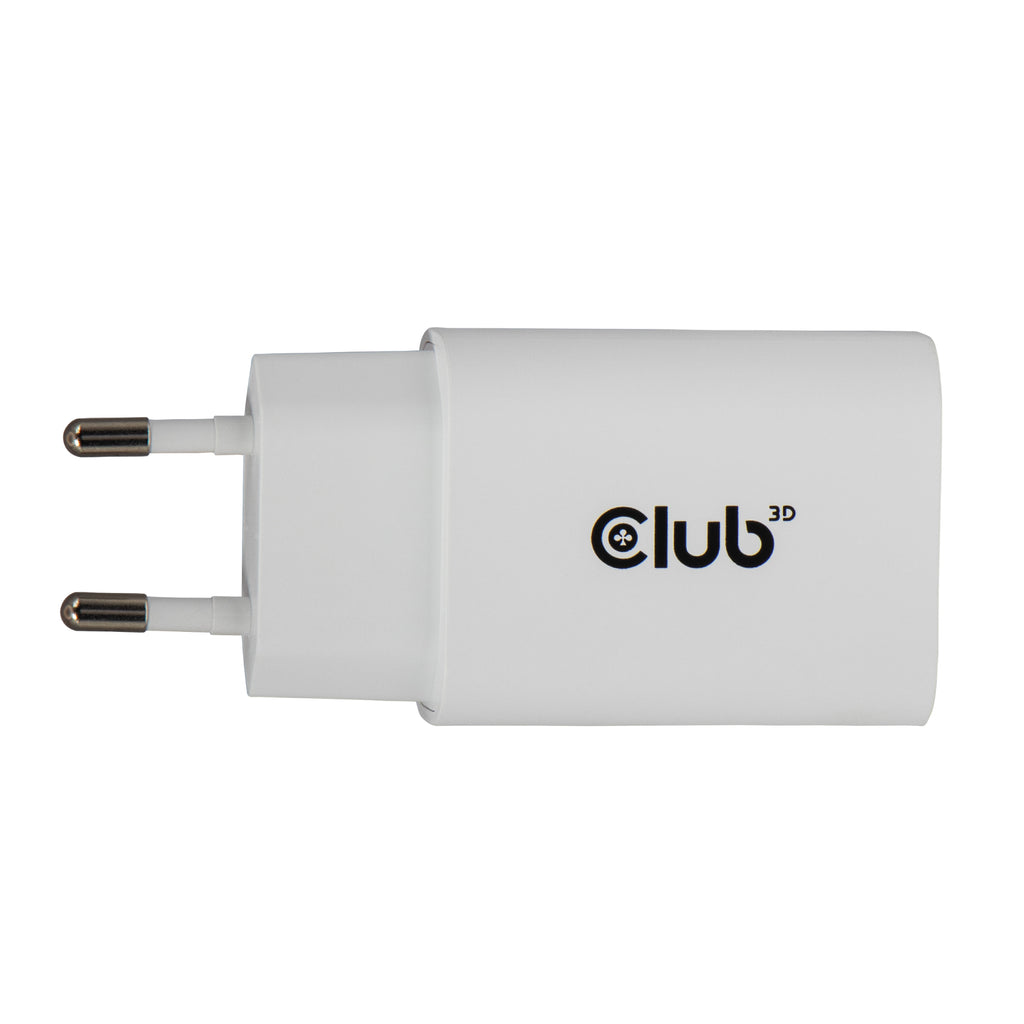 CLUB3D CAC-3020 Chargeur Secteur Universel pour Smartphone, Charge Rapide, USB-C, Blanc