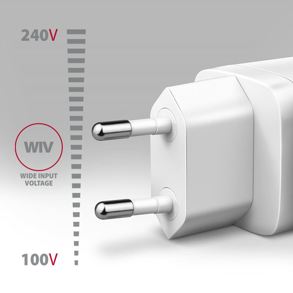 Axagon ACU-PQ20W chargeur d'appareils mobiles Universel Blanc Secteur Charge rapide Intérieure