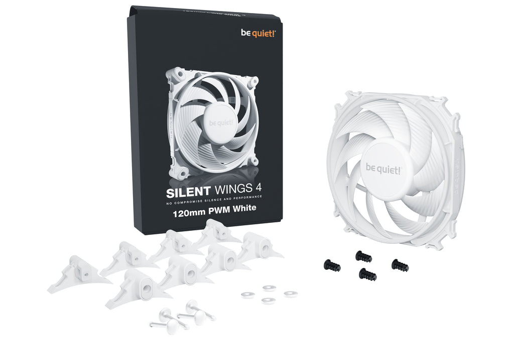 be quiet! Silent Wings 4 120 mm PWM Ventilateur PC Blanc