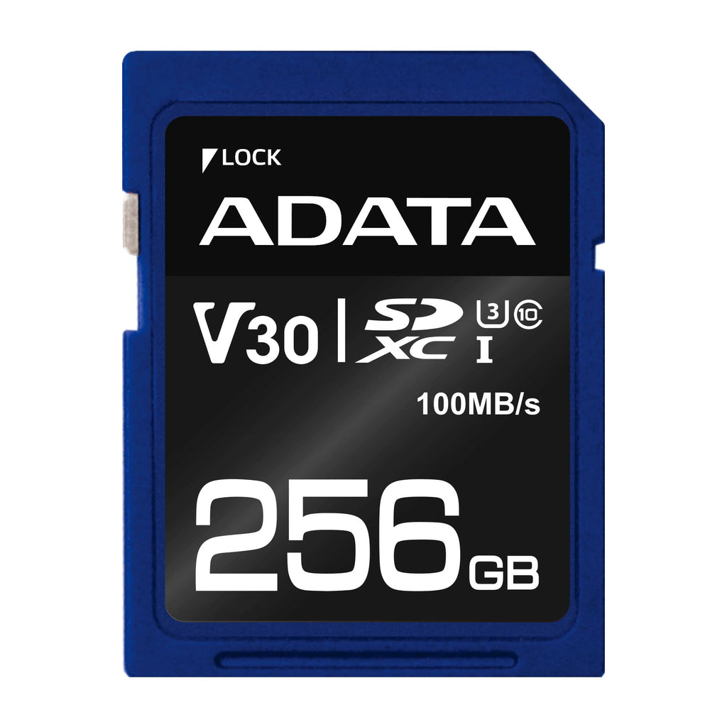 ADATA ASDX256GUI3V30S-R Carte Mémoire 256 Go SDXC UHS-I Classe 10 V30