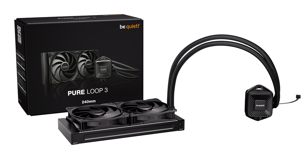 be quiet! PURE LOOP 3 Processeur Refroidisseur de liquide tout-en-un 12 cm Noir 1 pièce(s)