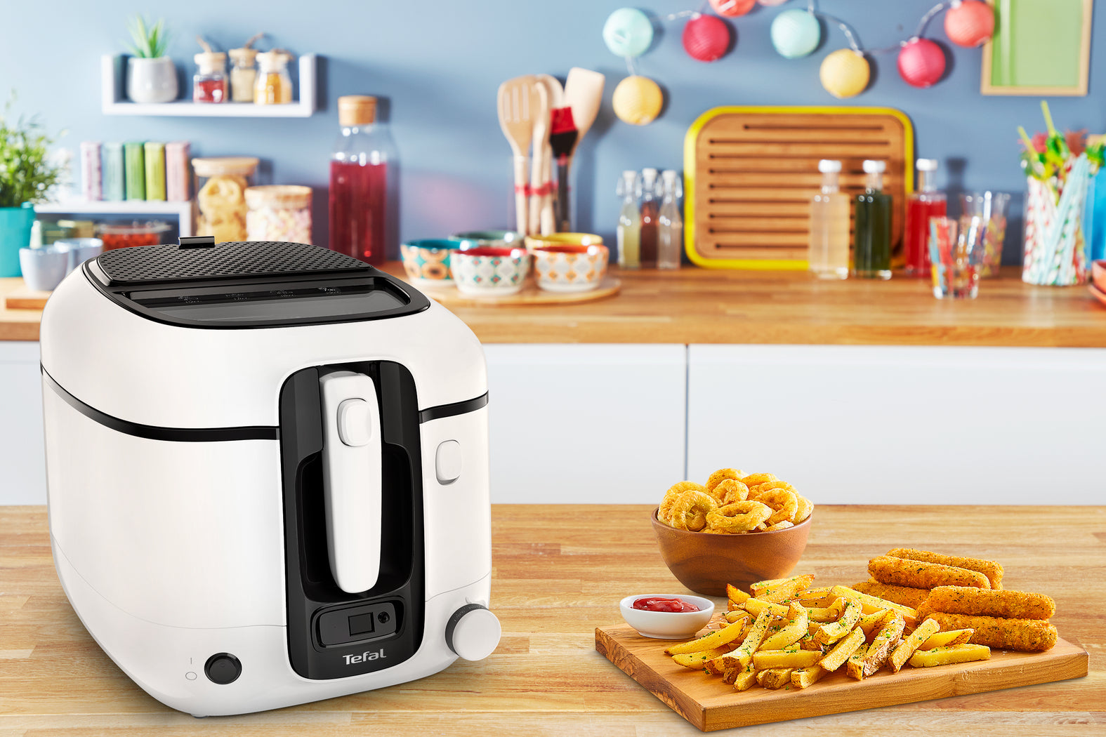 Tefal Super Uno FR3140 Friteuse Blanc