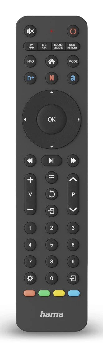 Hama 00221055 télécommande IR Wireless TV Appuyez sur les boutons