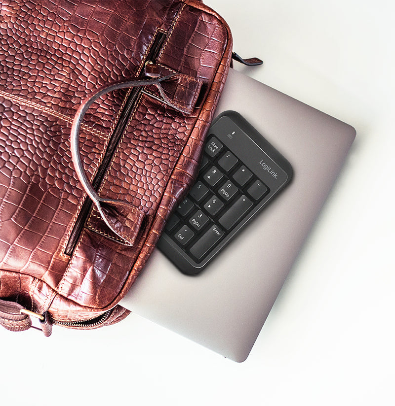 LogiLink ID0201 clavier numérique Ordinateur portable Bluetooth Noir