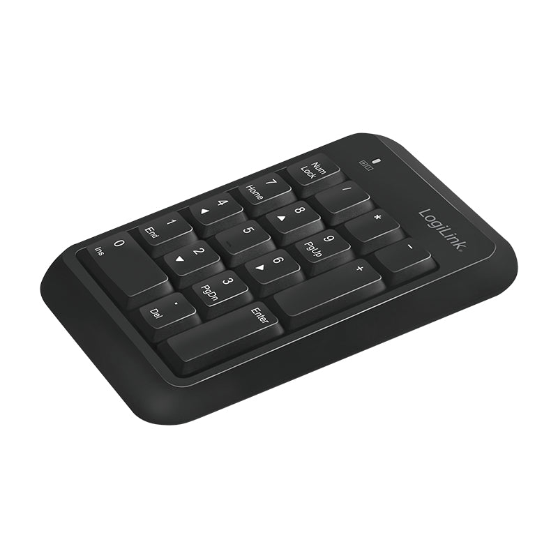 LogiLink ID0201 clavier numérique Ordinateur portable Bluetooth Noir