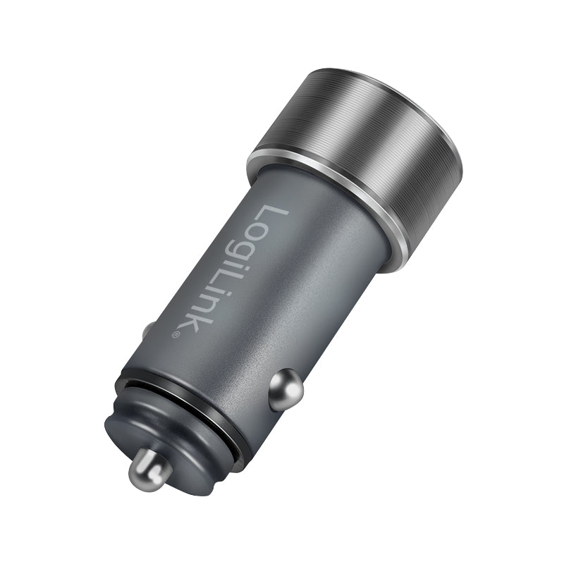 LogiLink PA0252 chargeur d'appareils mobiles Universel Gris Allume-cigare Charge rapide Auto