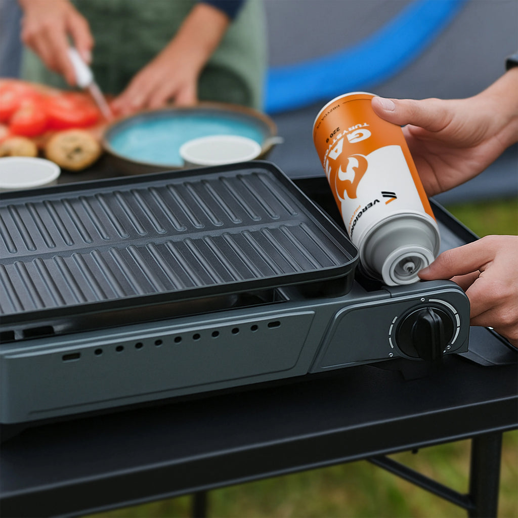 GAZ TURYSTYCZNY DO KUCHENKI PALNIKA KARTUSZ 400 ML BUTLA BIWAK CAMPING