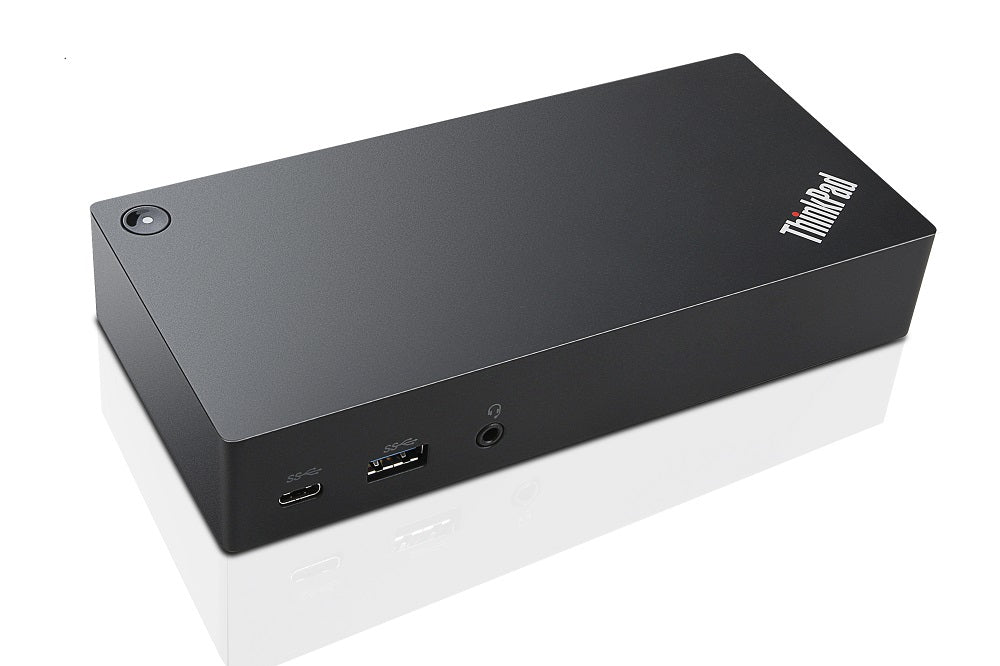 Lenovo 40A90090DK station d'accueil Avec fil USB 3.2 Gen 1 (3.1 Gen 1) Type-C Noir