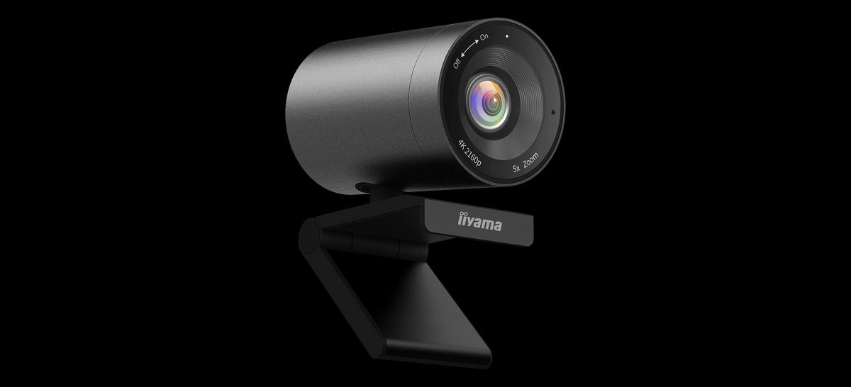 iiyama UC-CAM10PRO-1 Webcam 4K Ultra HD 8,46 MP USB-C Noir