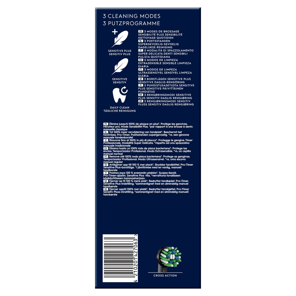 Oral-B Vitality Pro Adulte Brosse à dents rotative Noir