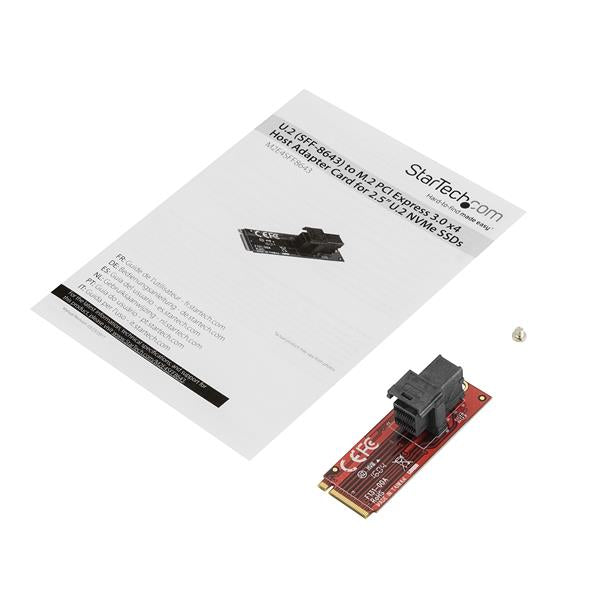 StarTech.com Adaptateur U.2 vers M.2 PCIe pour SSD U.2 NVMe - SFF-8639 - PCI Express 3.0 x4 - vue 6