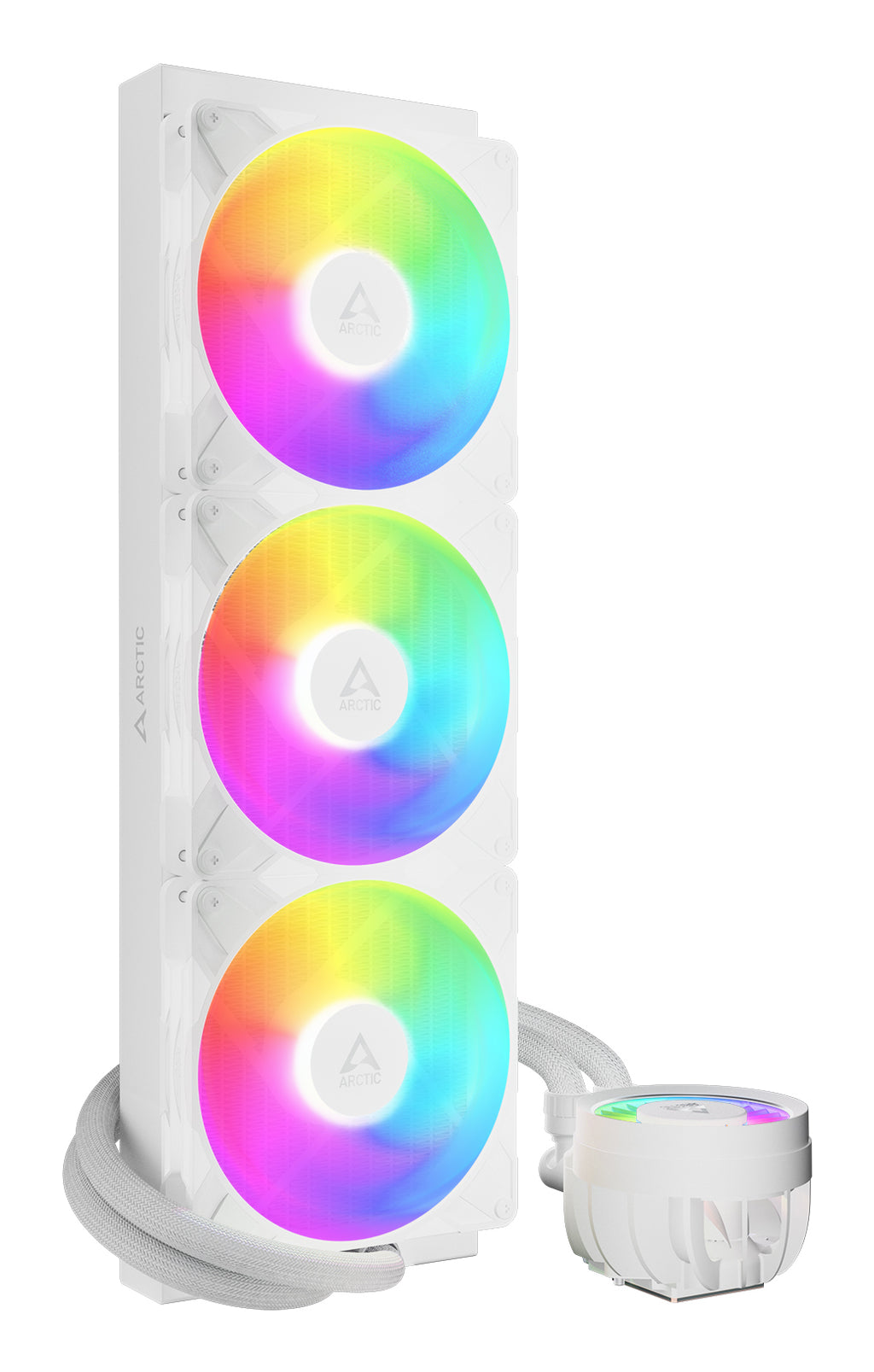 ARCTIC Liquid Freezer III Pro 420 A-RGB (White) Processeur Refroidisseur de liquide tout-en-un 14 cm Blanc