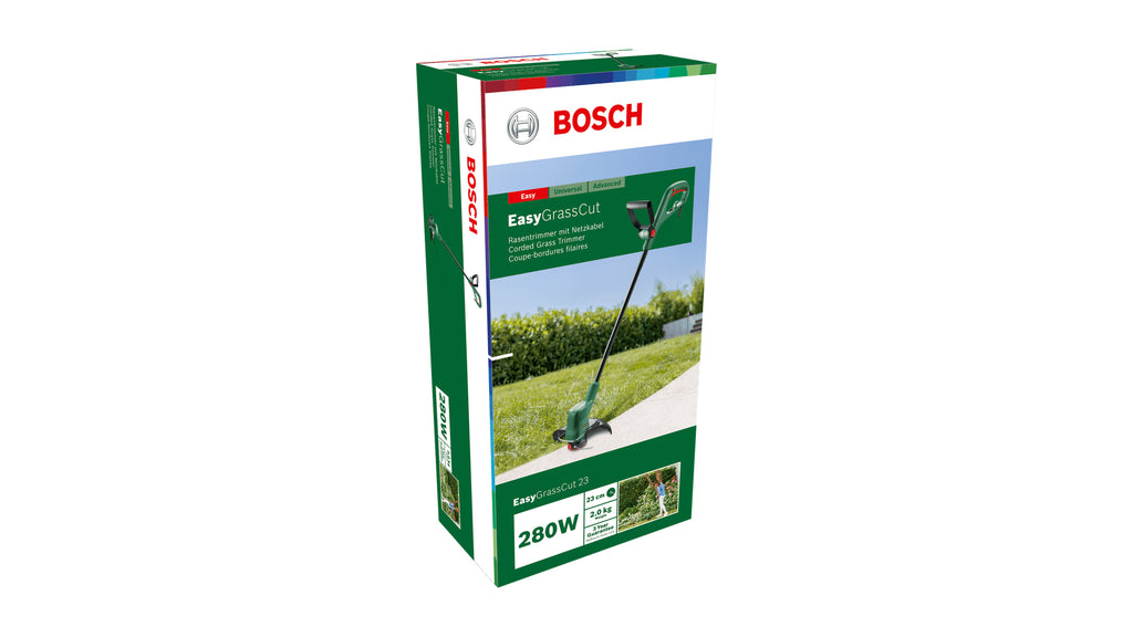 Bosch Bosch EasyGrassCut 23 23 cm 280 W Secteur Noir, Vert