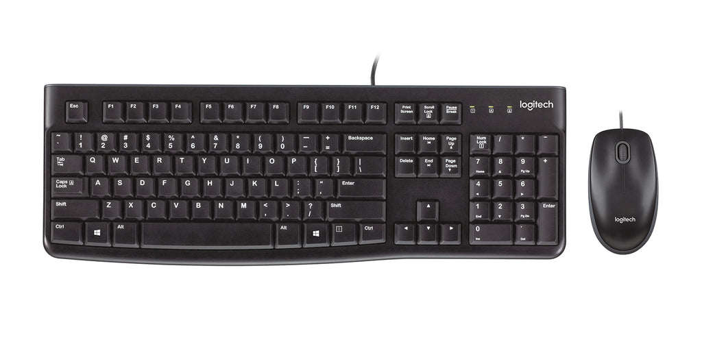 Logitech MK120 Ensemble Clavier et Souris Filaire, Disposition Allemande