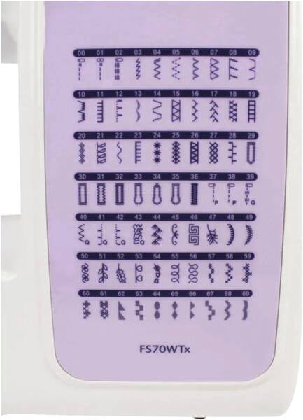 Brother FS70WTx Machine à Coudre Automatique Électrique, Blanc