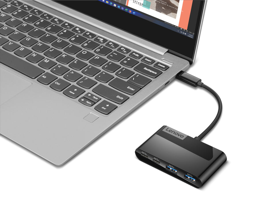 Lenovo GX91L84354 Hub USB 3.2 Gen 1 Type-C, 625 Mbit/s, Noir