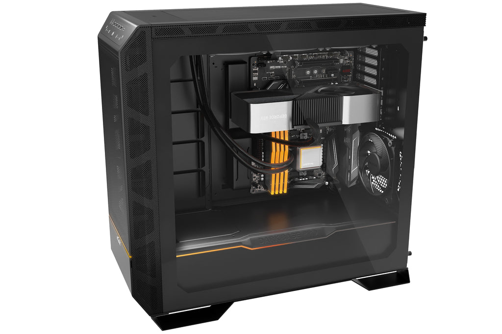 be quiet! Dark Base Pro 901 | Boîtier PC ARGB vitré, Mini ITX / Micro ATX / ATX / E-ATX / XL-ATX, 3 ventilateurs Silent Wings 4 PWM 140 mm fournis