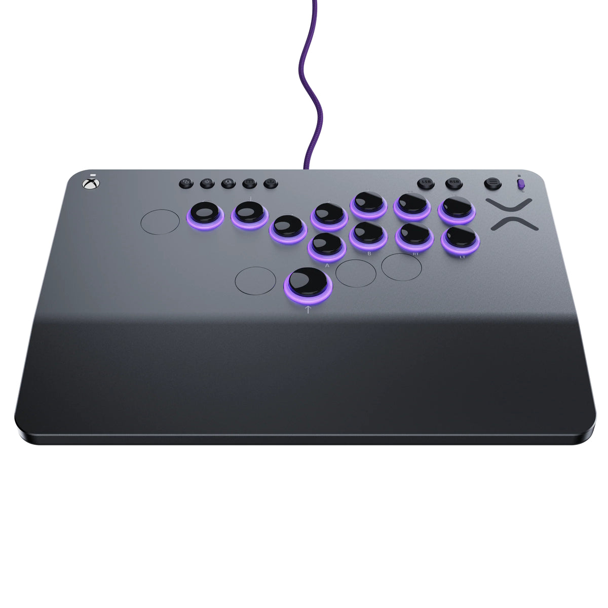 Turtle Beach Victrix Pro KO sans levier Fight stick Gris Édition. Sous licence officielle Xbox avec boutons Cherry MX Sp