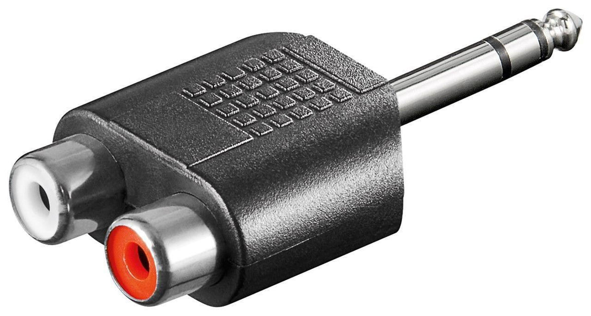 Microconnect AUDANH changeur de genre de câble 6.35mm 2 x RCA