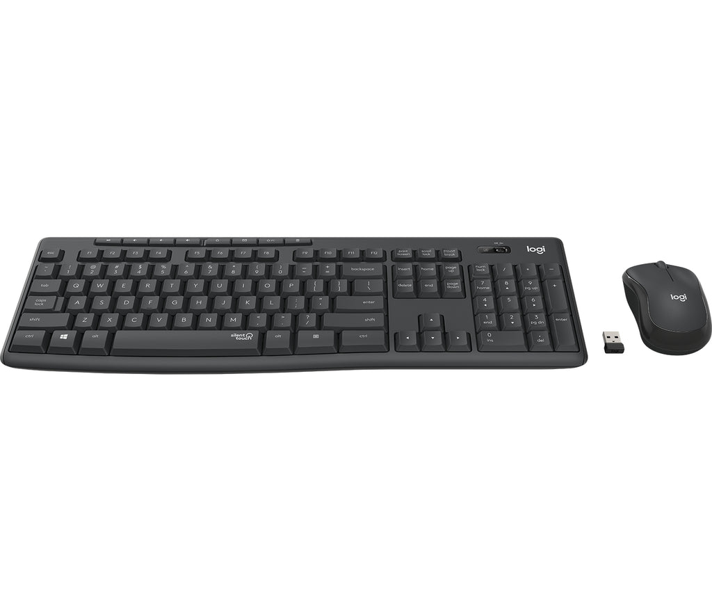 Logitech MK295 Ensemble Clavier et Souris Sans Fil Silencieux, Disposition Allemande