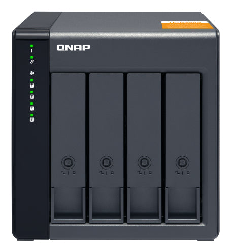 QNAP TL-D400S Boîtier de disques de stockage Boîtier disque dur/SSD Noir, Gris 2.5/3.5" - vue 3
