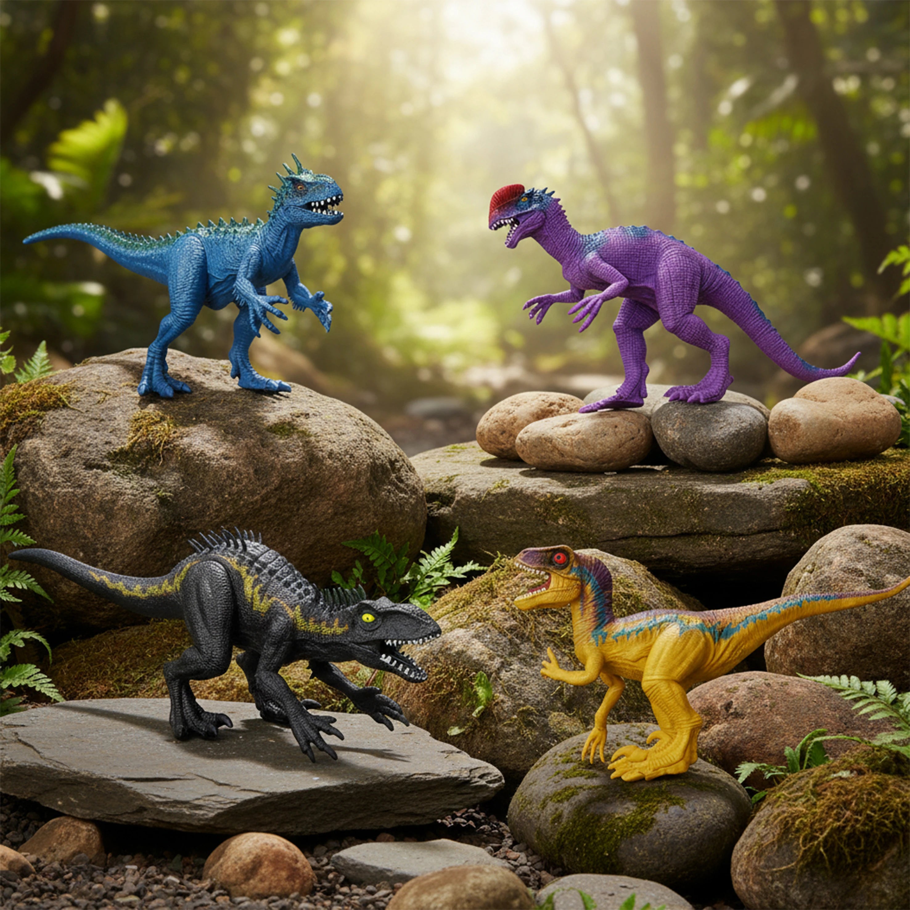 FIGURKA DINOZAUR ZABAWKOWY MIX WZORÓW DLA DZIECI