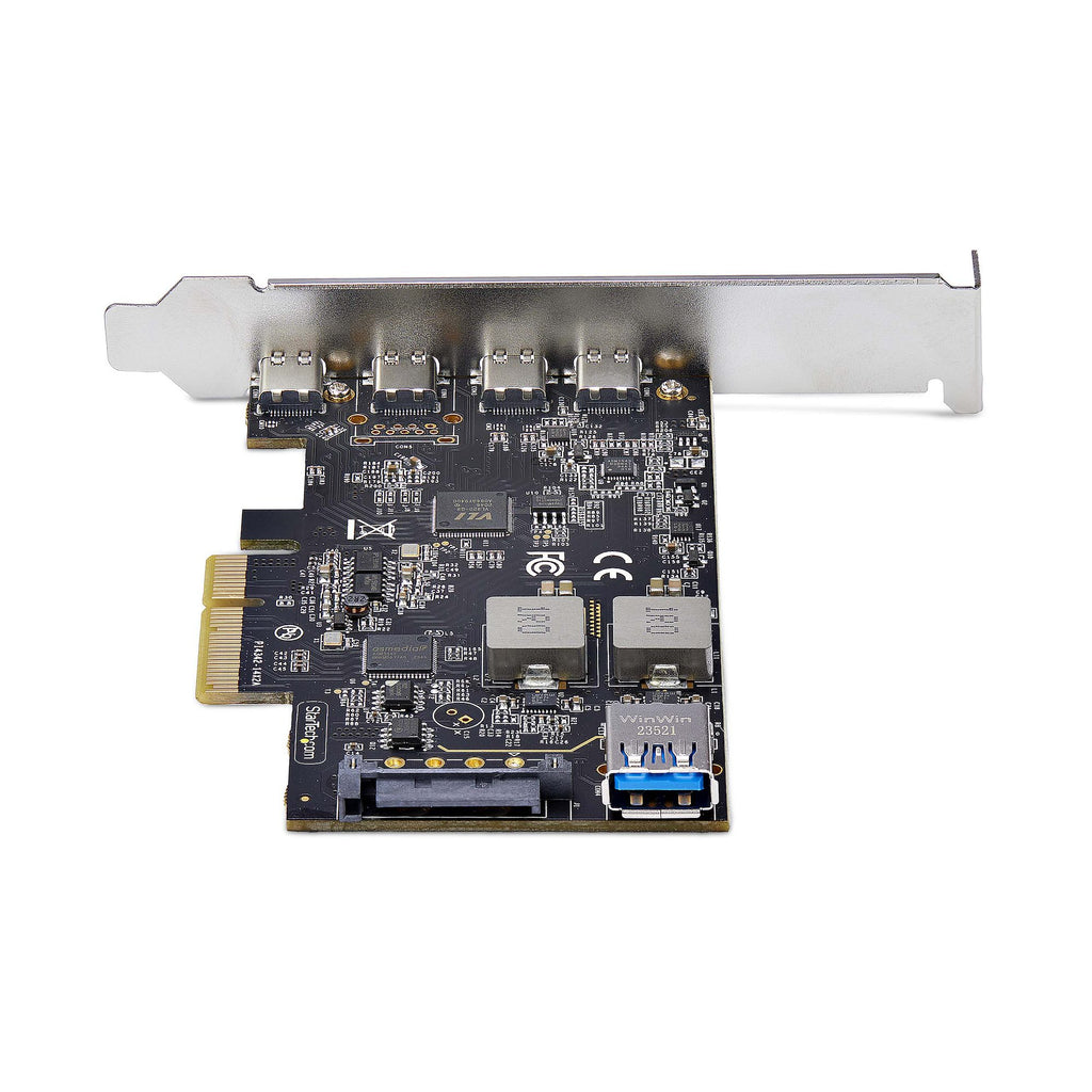 StarTech.com Carte PCIe USB 5 Ports USB 3.2 10Gbps, 4x USB-C et 1x USB-A interne