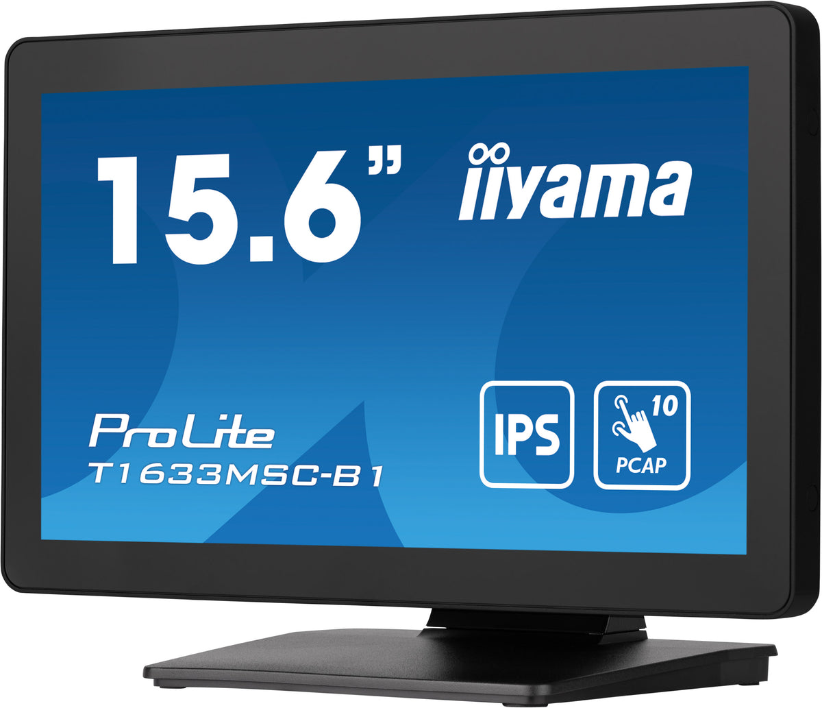 iiyama ProLite T1633MSC-B1 Écran Tactile 15.6" Full HD 1920 x 1080 LCD Noir