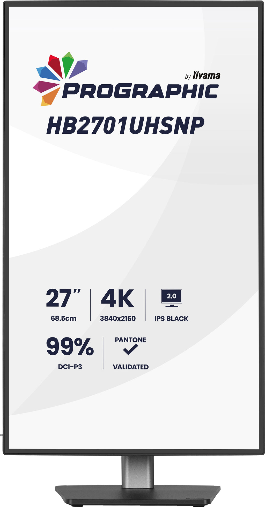 iiyama PROGRAPHIC HB2701UHSNP-B1 écran plat de PC 68,6 cm (27") 3840 x 2160 pixels 4K Ultra HD LCD Noir