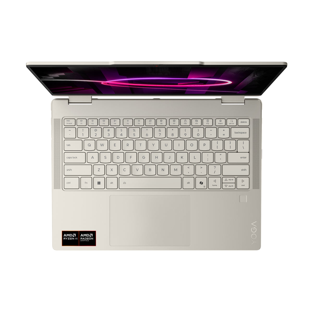 Lenovo Yoga 7 2-in-1 14AGP11 Copilot+ PC AMD Ryzen AI 5 430 Hybride (2-en-1) 35,6 cm (14") Écran tactile WUXGA 16 Go LPD