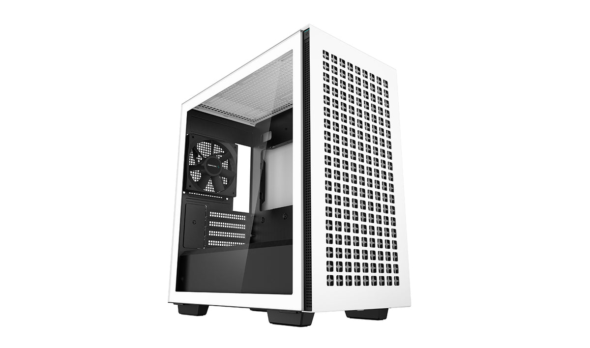 DeepCool CH370 WH Boîtier Tower Micro ATX, Blanc