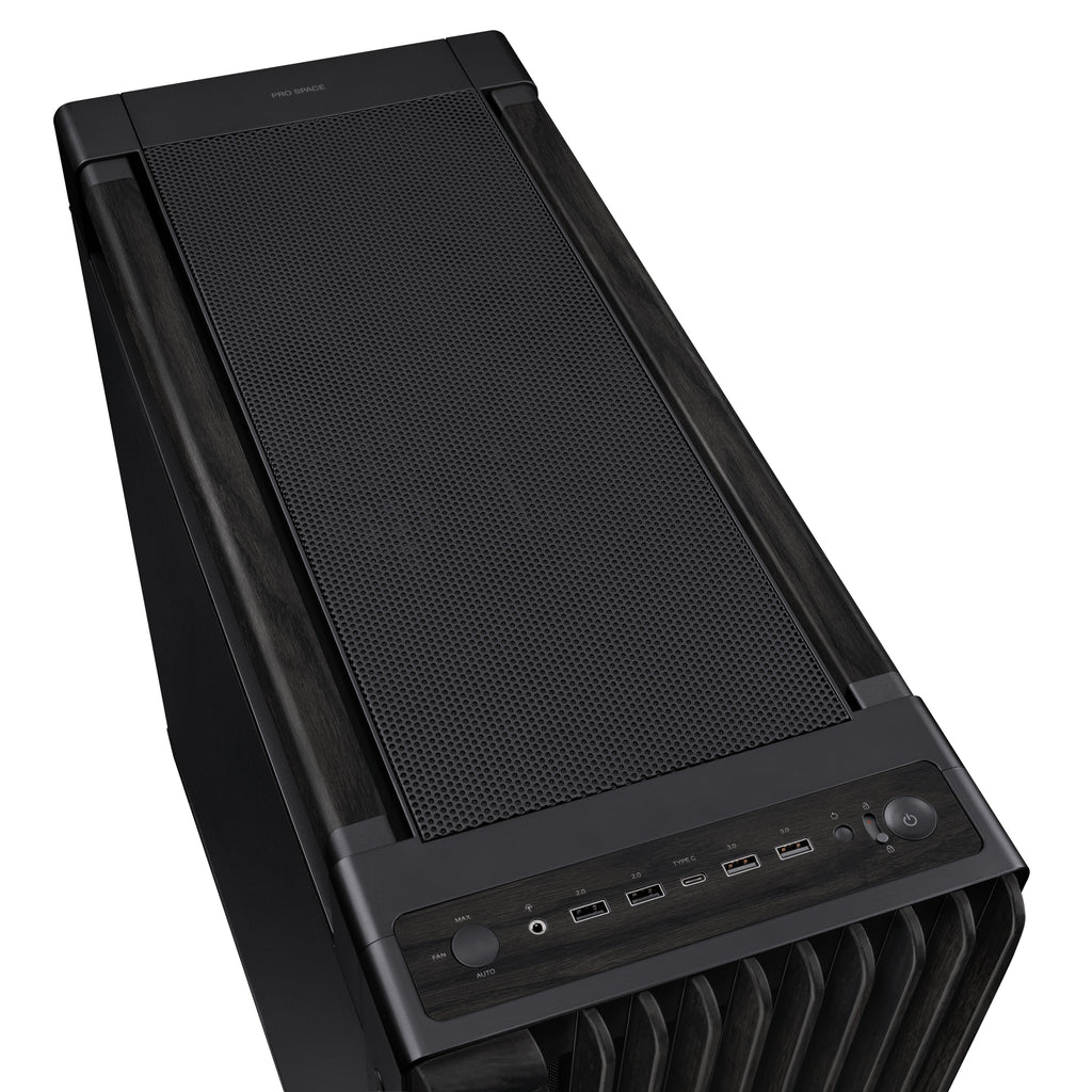 ASUS ProArt PA602 Wood Edition Boîtier PC Midi Tower Noir avec Panneau Métal