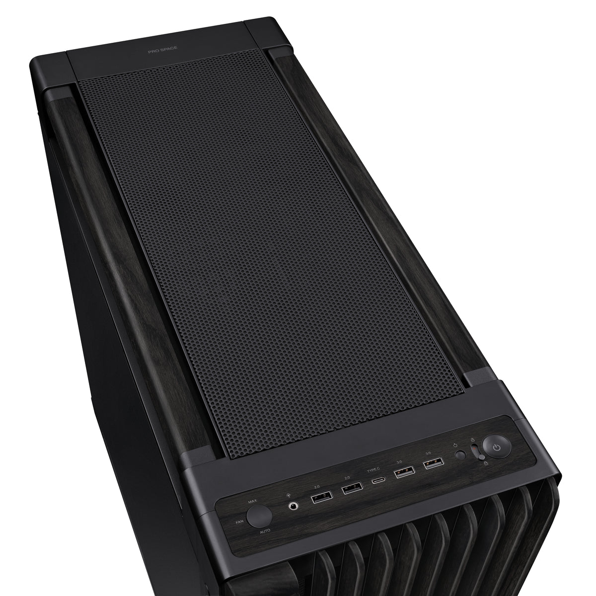 ASUS ProArt PA602 Wood Edition Boîtier PC Midi Tower Noir avec Panneau Métal