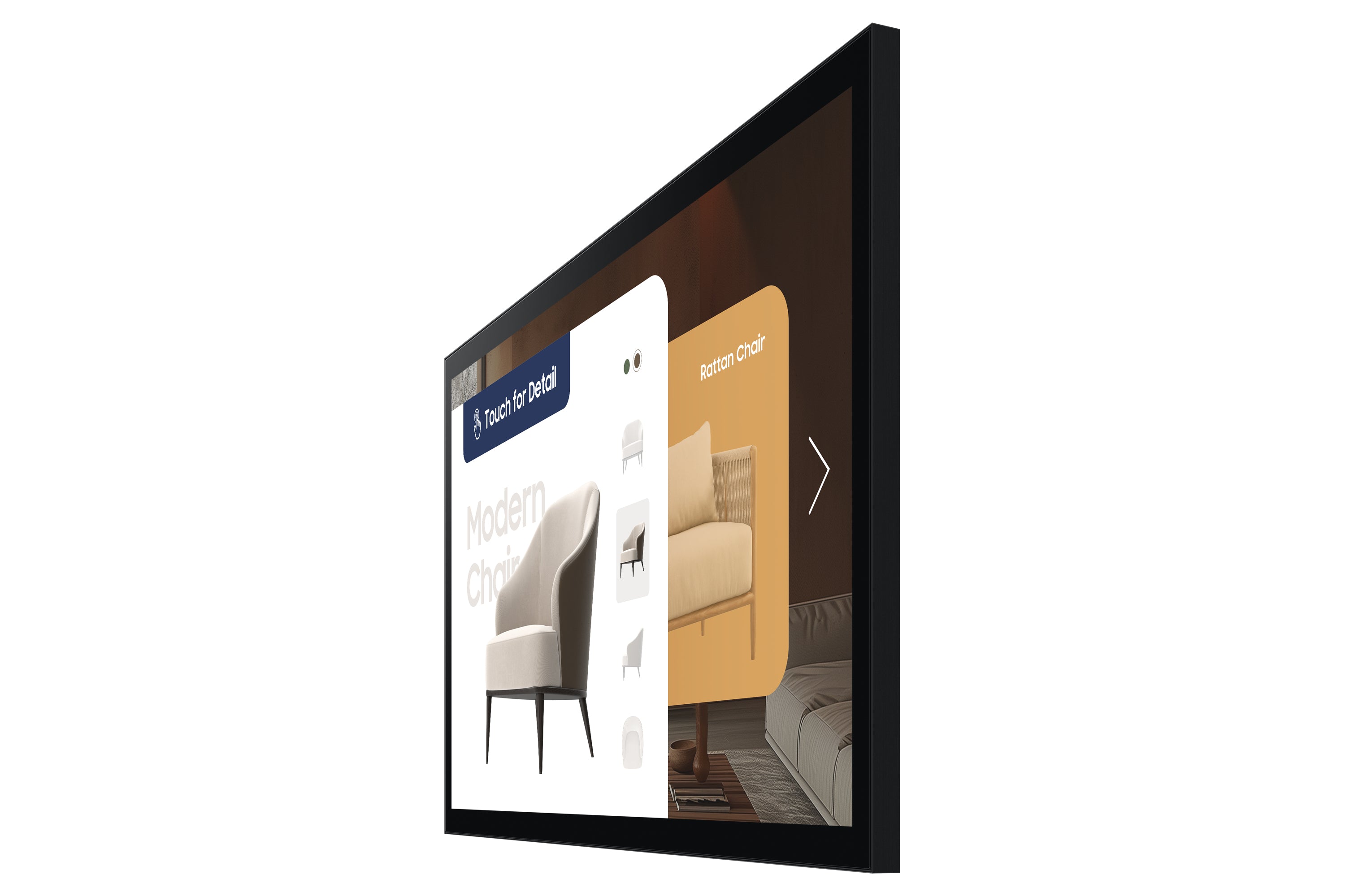 Samsung QM32C-T Écran plat de signalisation numérique 81,3 cm (32") LCD Wifi 400 cd/m² Full HD Noir Écran tactile Tizen 7.0 16/7