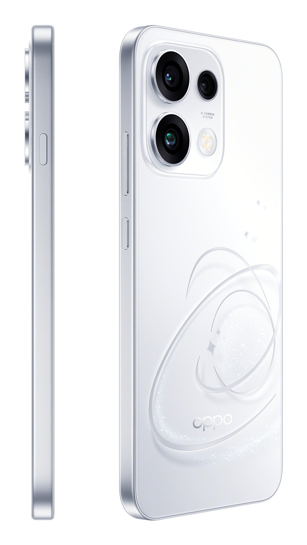 OPPO Reno16 FS 5G 16,7 cm (6.57") Double SIM Android 16.0 USB Type-C 8 Go 512 Go 6500 mAh Blanc - vue 2
