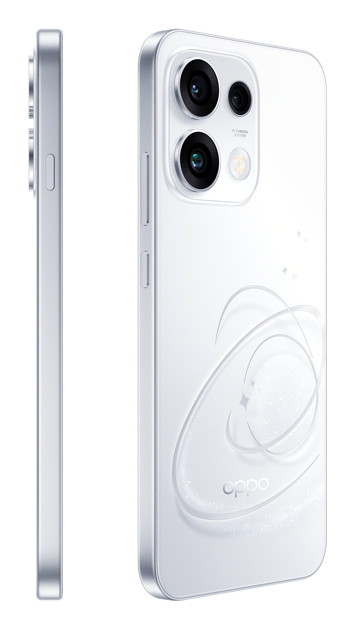 OPPO Reno16 FS 5G 16,7 cm (6.57") Double SIM Android 16.0 USB Type-C 8 Go 512 Go 6500 mAh Blanc - vue 2