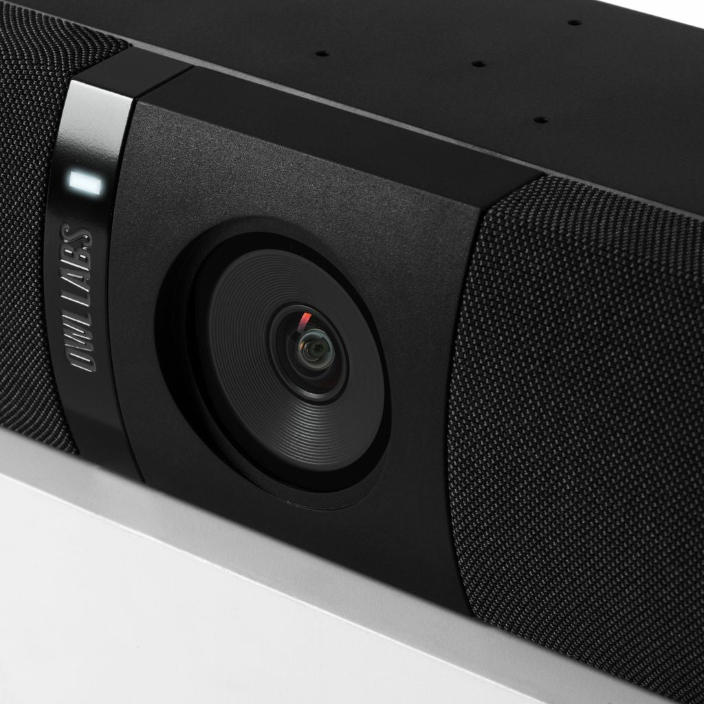 Owl Labs Appareil de visioconférence Owl Bar – Barre de visioconférence 4K avec focalisation sur l'intervenant (ajoutez 