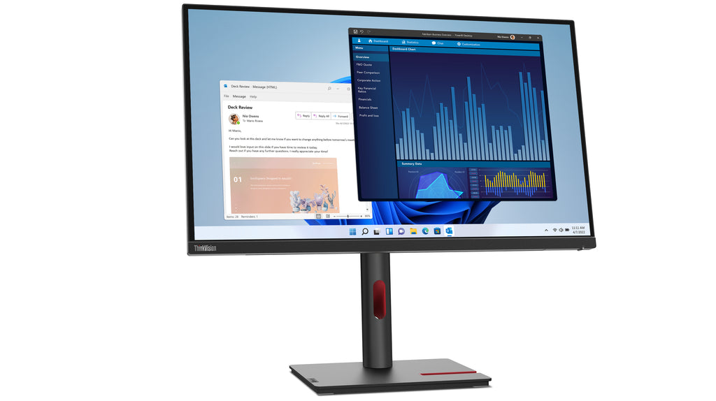 Lenovo ThinkVision T27p-30 écran plat de PC 68,6 cm (27") 3840 x 2160 pixels 4K Ultra HD LED Noir