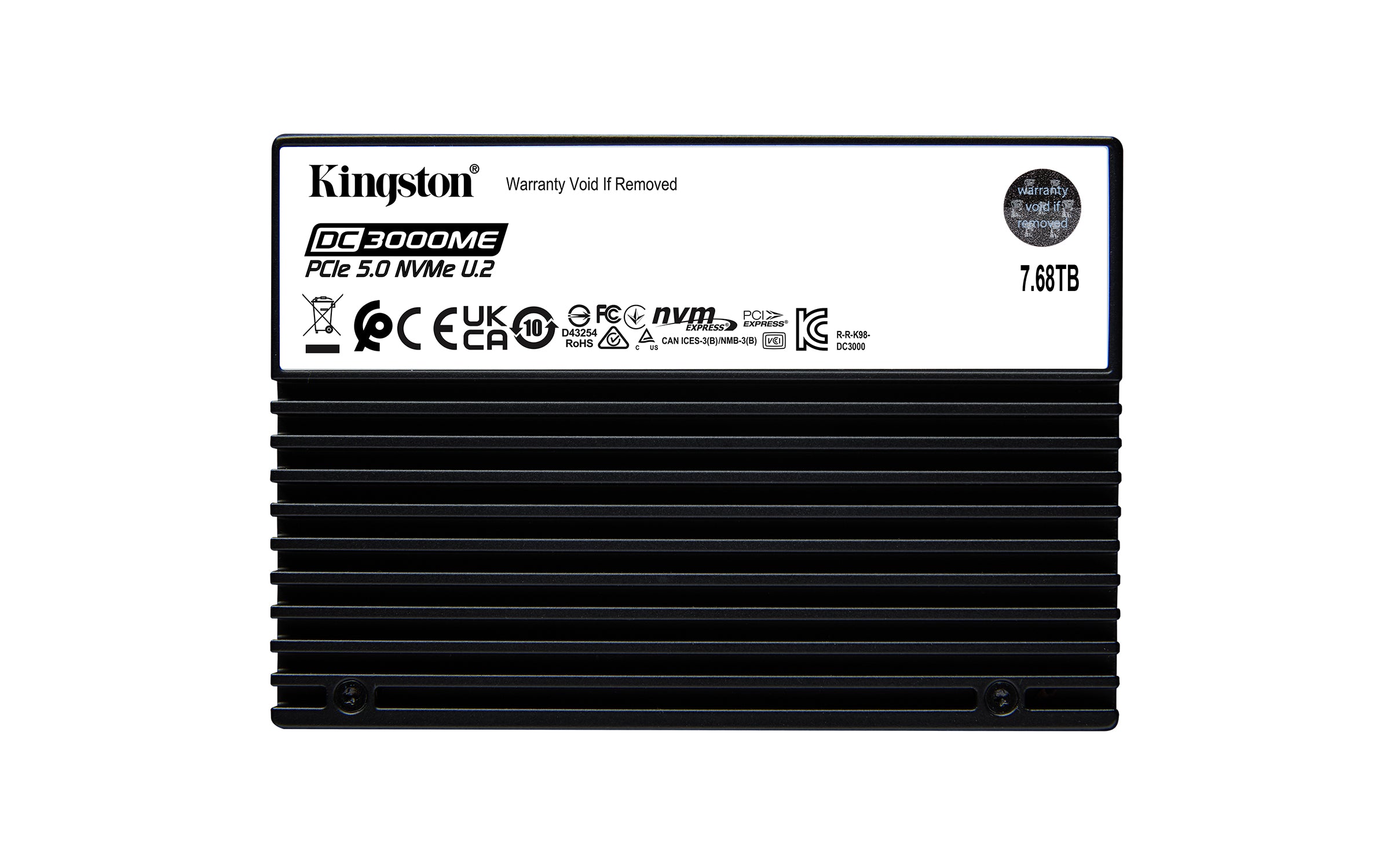Kingston Technology 7,68TB DC3000ME U.2 PCIe 5.0 NVMe TCG Opal Enterprise SSD