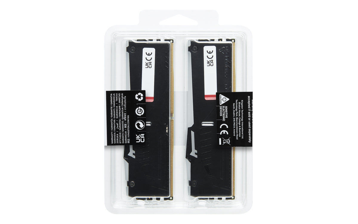 Kingston Technology FURY Beast 64 Go 6000 MT/s DDR5 CL36 DIMM (Kits de 2) RGB EXPO