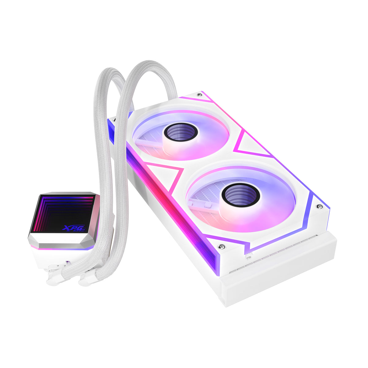 Kit de Refroidissement Liquide LEVANTE II 12 cm, Blanc