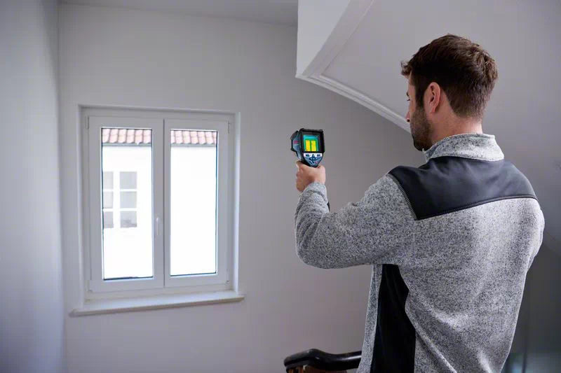 Bosch Bosch GTC 600 C Noise equivalent temperature difference (NETD) IR Noir, Bleu 256 x 192 pixels Écran integré LCD