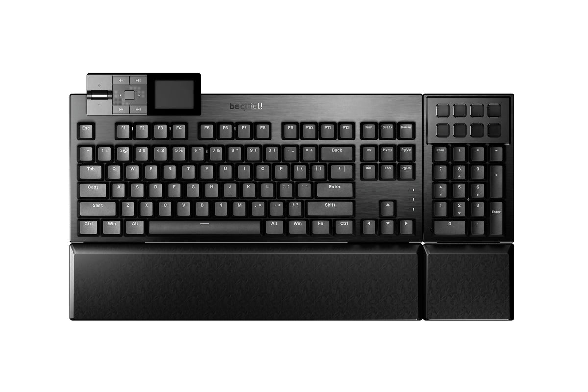 be quiet! Dark Mount Silent Linear Clavier Gaming Mécanique USB QWERTZ Allemand Noir