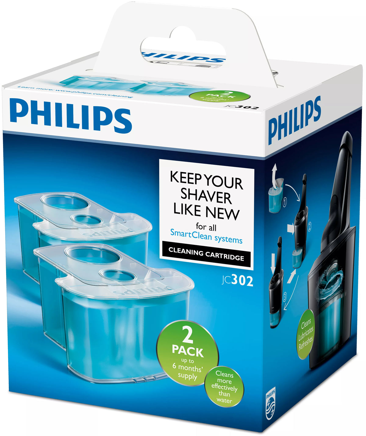 Philips JC302/50 Cartouche de nettoyage SmartClean