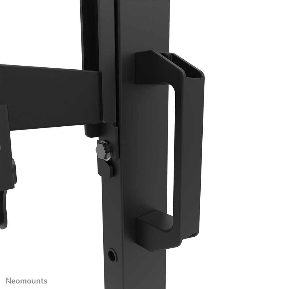 Neomounts FL50-575BL1 Support au sol mobile pour écran 65-115", Capacité 125 kg, Certifié TÜV
