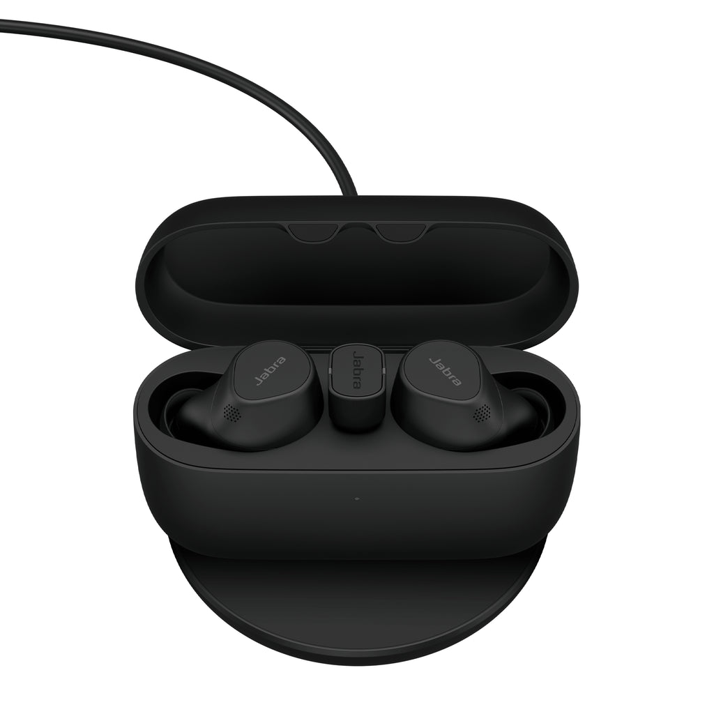 Jabra Evolve2 Buds Écouteurs True Wireless Stereo (TWS) Bluetooth pour Appels et Musique, Noir
